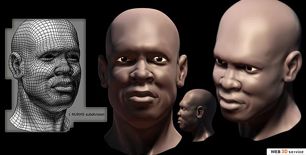 Character African Male Head Wip 3d Art Work In Progress